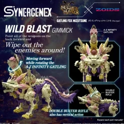 Monster Hunter X Zoids Gatling Fox Mizutsune
