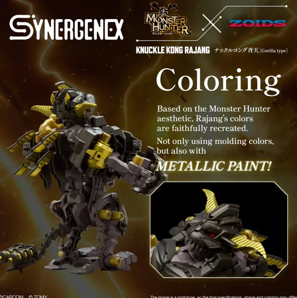 Monster Hunter X Zoids Knuckle Kong Rajang