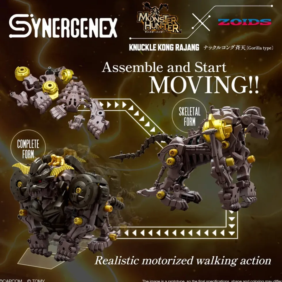 Monster Hunter X Zoids Knuckle Kong Rajang