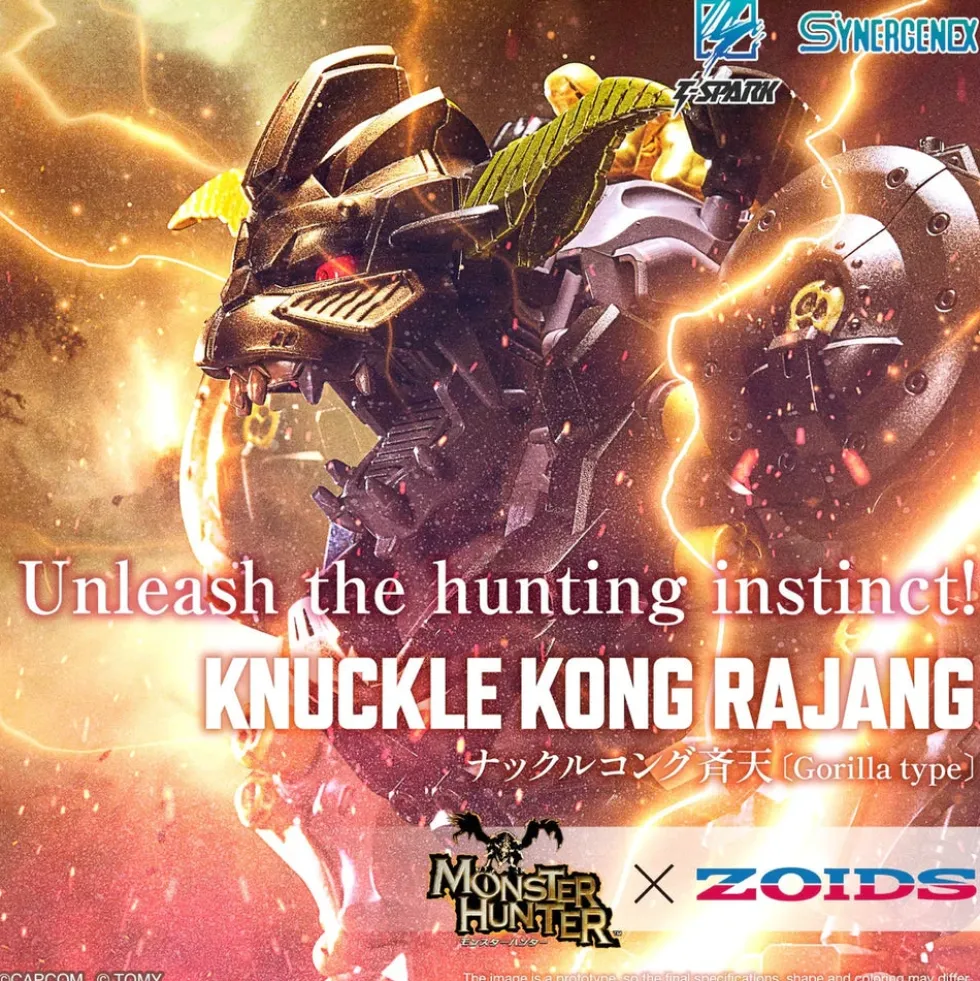Monster Hunter X Zoids Knuckle Kong Rajang