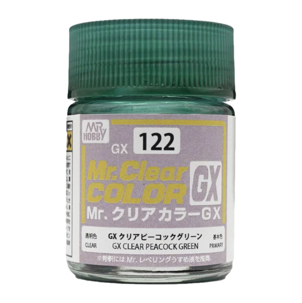 Mr. Clear Color GX GX122 Clear Peacock Green 18ml