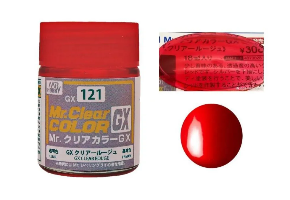 Mr. Clear Color GX GX121 Clear Rouge 18ml