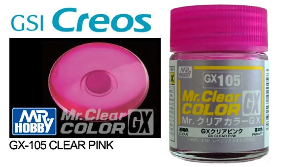 Mr. Clear Color GX GX105 Pink 18ml