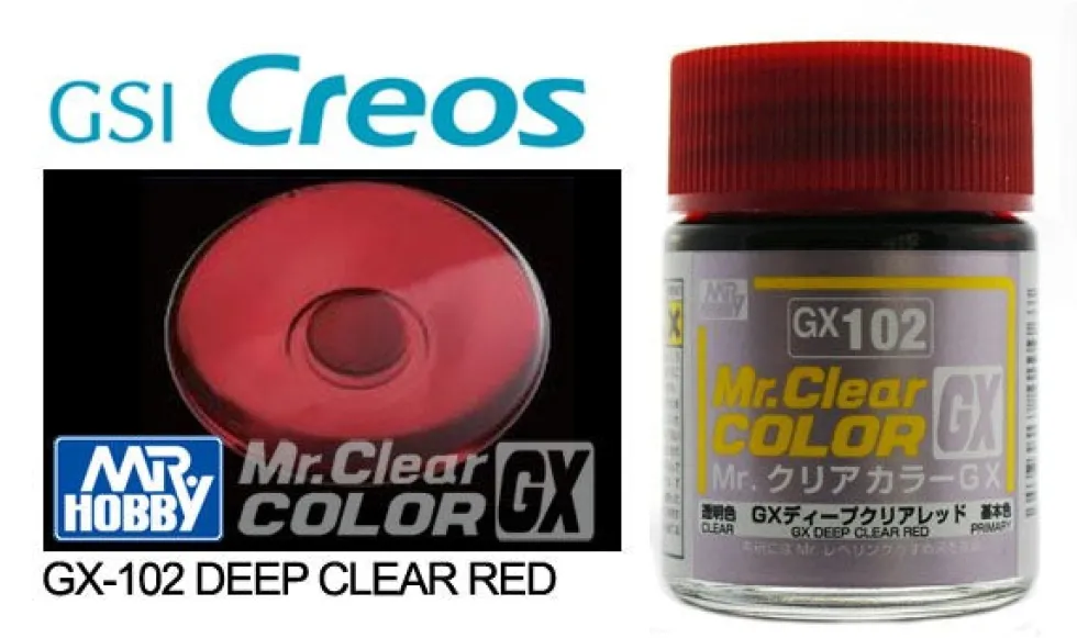 Mr. Clear Color GX GX102 Red 18ml