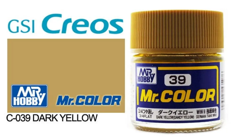 Mr. Color C39 Dark Yellow (Sandy Yellow) 10ml