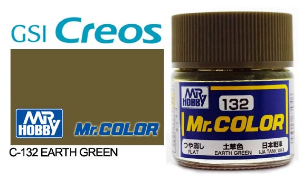 Mr. Color C132 Flat Earth Green 10ml