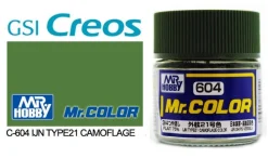 Mr. Color C604 75% Flat IJN Type 21 Green Camo Color 10ml