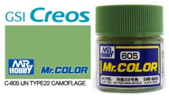 Mr. Color C605 75% Flat IJN Type 22 Green Camo Color 10ml