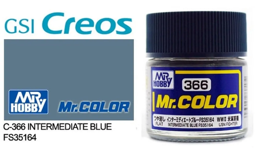 Mr. Color C366 Flat Intermediate Blue (FS35164) 10ml