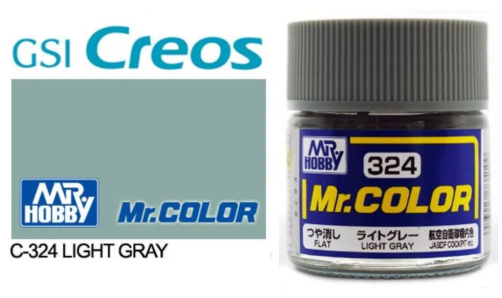 Mr. Color C324 Flat Light Gray 10ml
