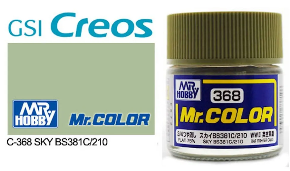 Mr. Color C368 75% Flat Sky (BS381C/210) 10ml