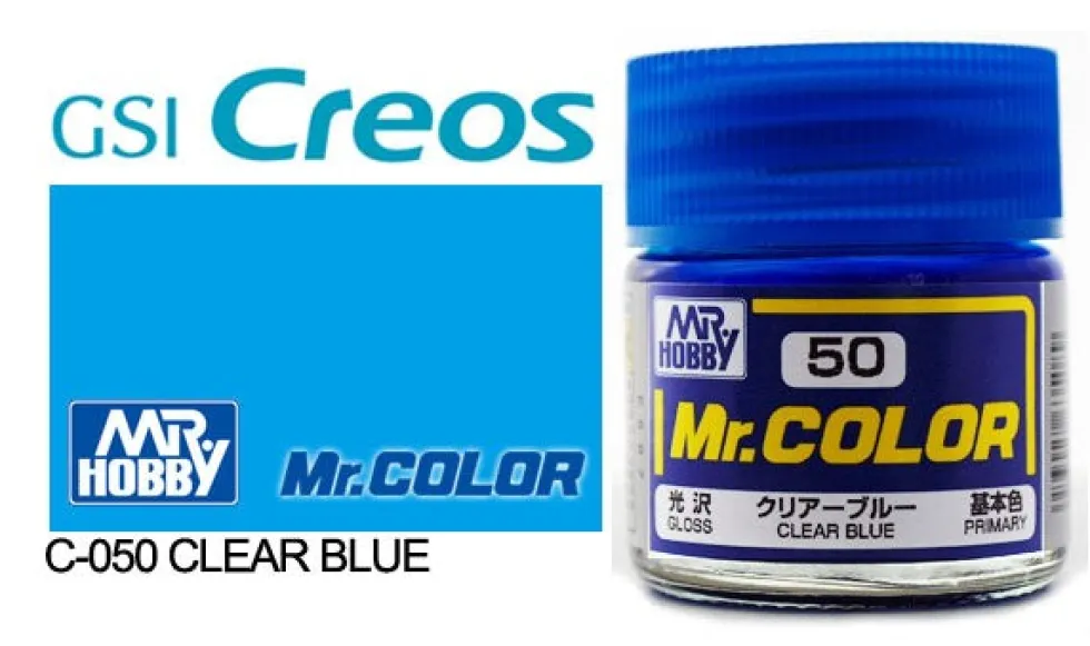 Mr. Color C50 Gloss Clear Blue 10ml