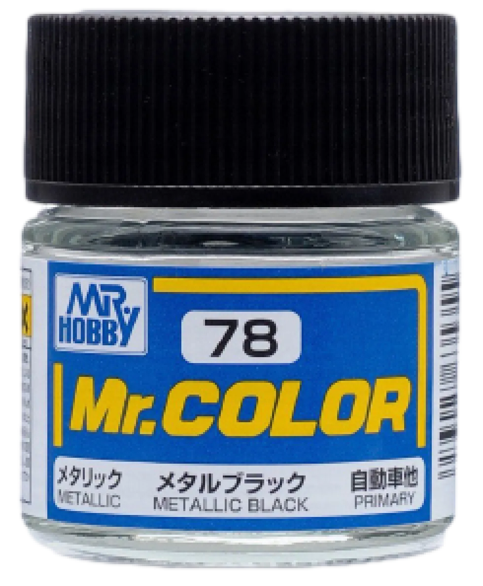 Mr. Color C78 Gloss Metallic Black 10ml