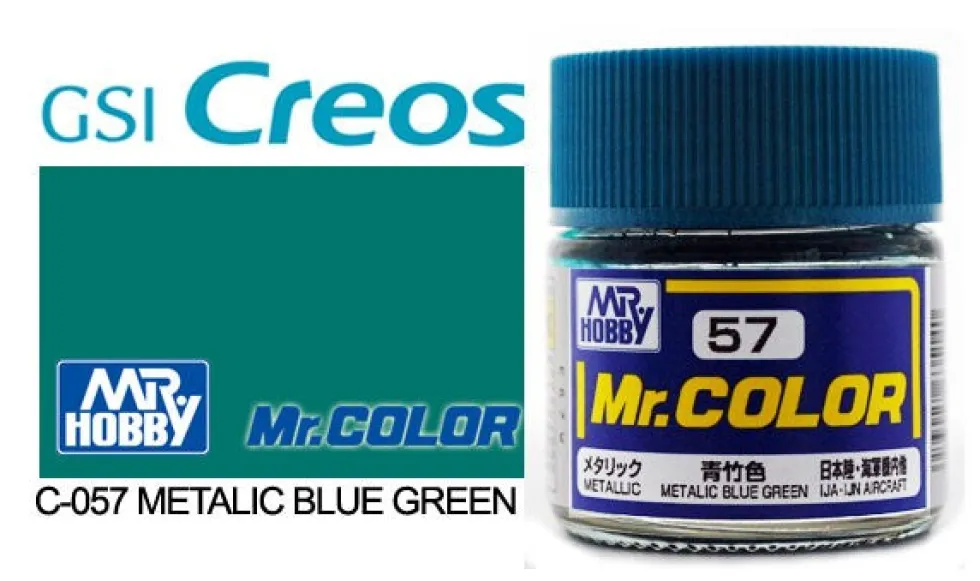 Mr. Color C57 Gloss Metallic Blue Green 10ml