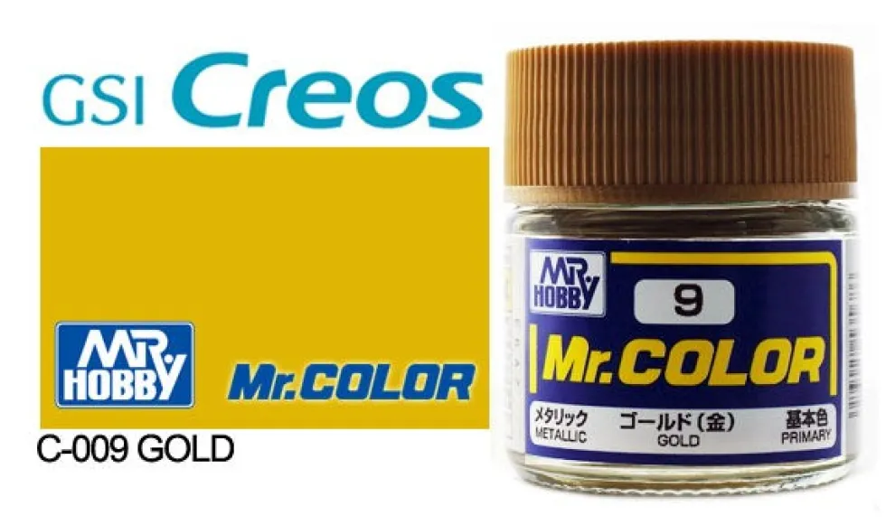 Mr. Color C9 Gloss Metallic Gold 10ml