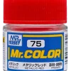 Mr. Color C75 Gloss Metallic Red 10ml