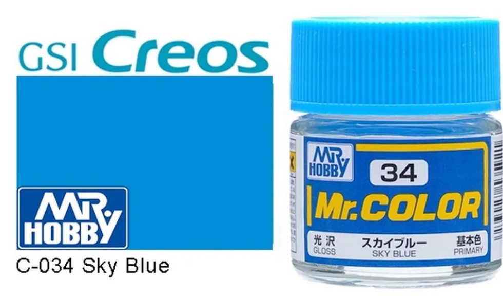 Mr. Color C34 Gloss Sky Blue 10ml