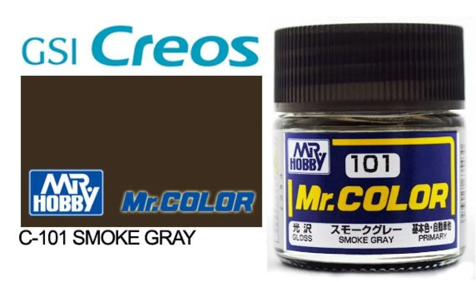 Mr. Color C101 Gloss Smoke Gray 10ml