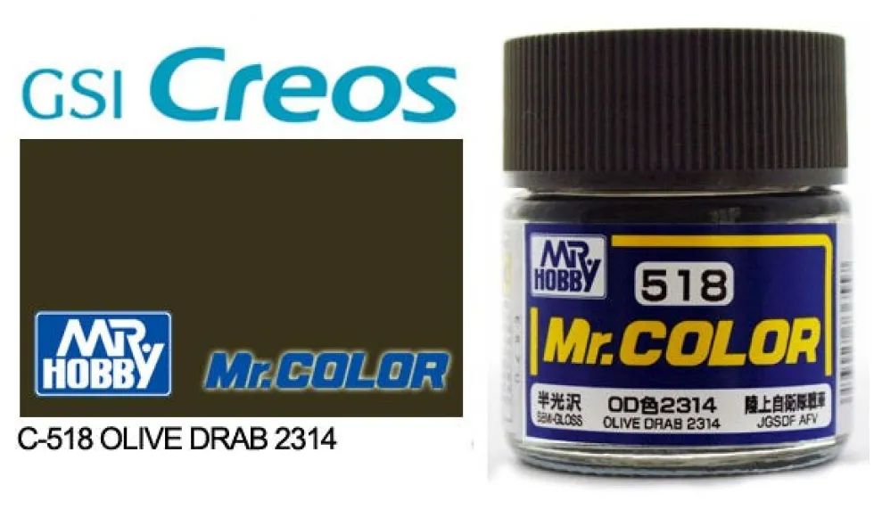 Mr. Color C518 Olive Drab 2314 10ml