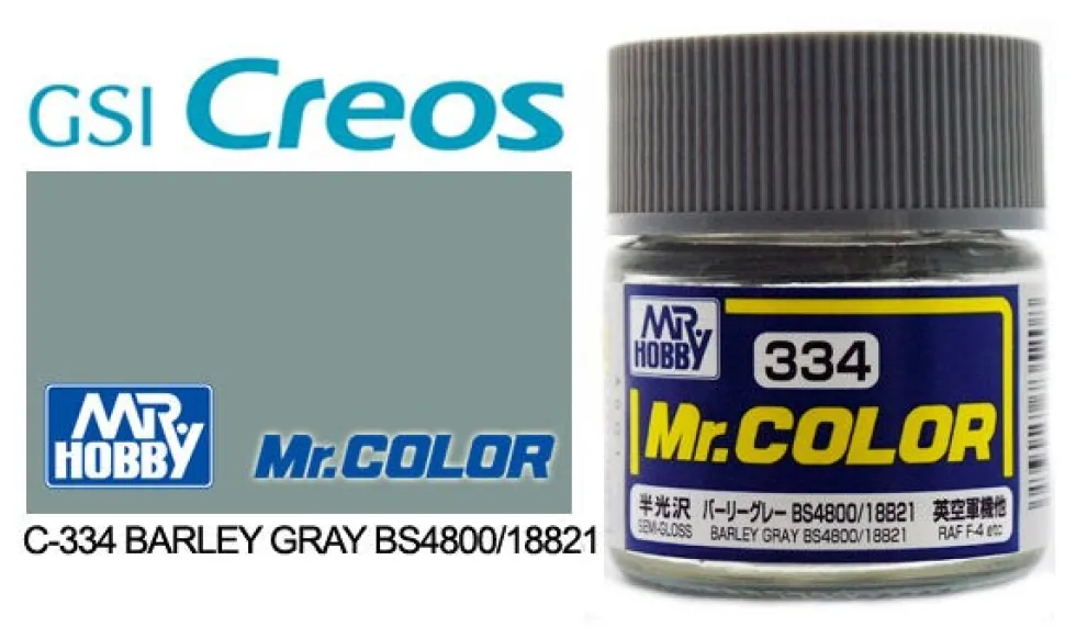 Mr. Color C334 Semi-Gloss Barley Gray BS4800/18B21 10ml