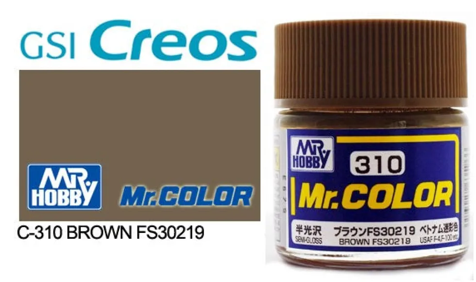 Mr. Color C310 Semi-Gloss Brown FS30219 10ml