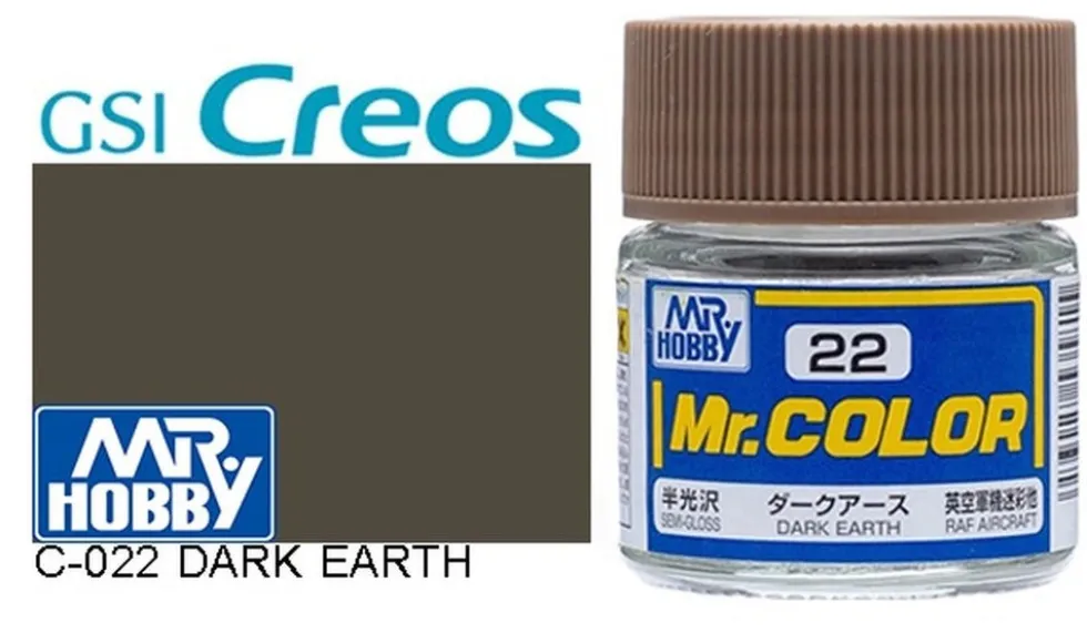 Mr. Color C22 Semi-Gloss Dark Earth 10ml
