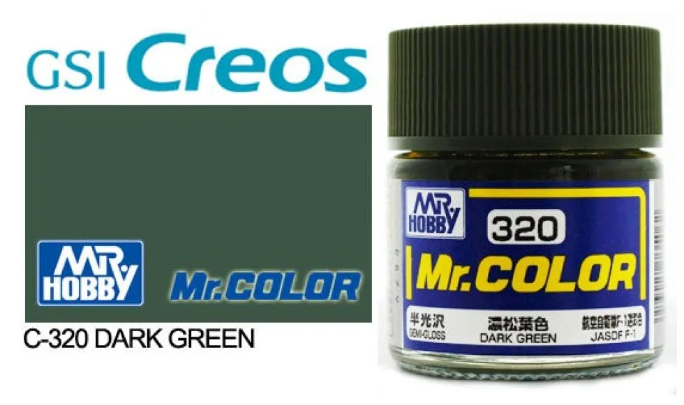 Mr. Color C320 Semi-Gloss Dark Green 10ml