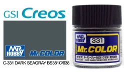 Mr. Color C331 Semi-Gloss Dark Seagray BS381C/638 10ml