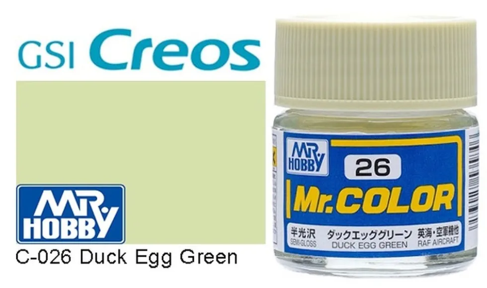 Mr. Color C26 Semi-Gloss Duck Egg Green 10ml