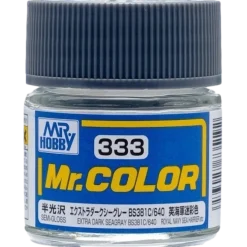 Mr. Color C333 Semi-Gloss Extra Dark Seagray BS381C/640 10ml
