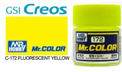 Mr. Color C172 Semi-Gloss Fluorescent Yellow 10ml