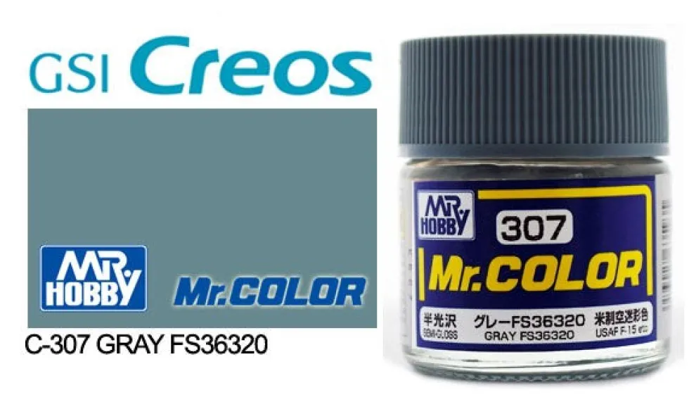 Mr. Color C307 Semi-Gloss Gray FS36320 10ml