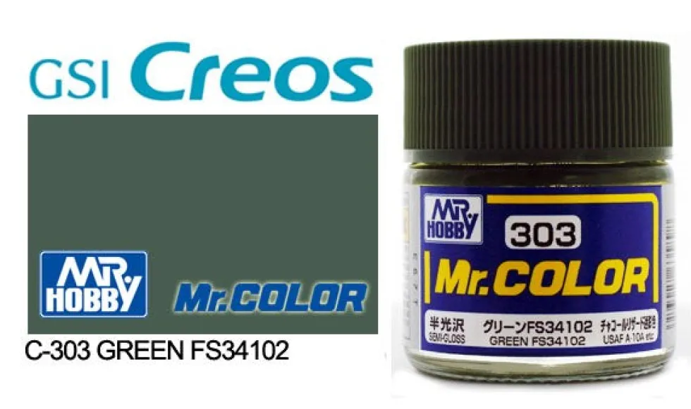 Mr. Color C303 Semi-Gloss Green FS34102 10ml