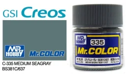 Mr. Color C335 Semi-Gloss Medium Seagray BS381C/637 10ml