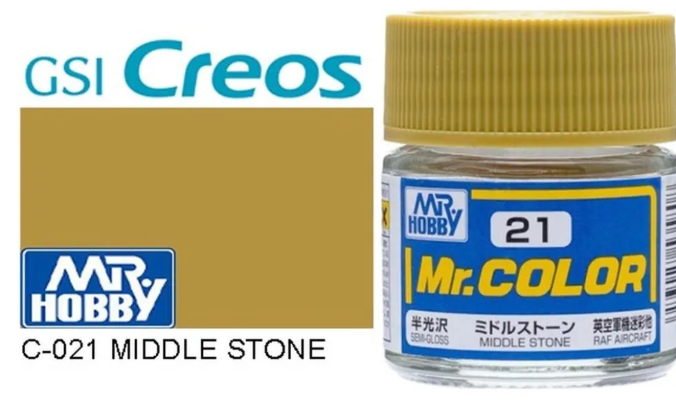 Mr. Color C21 Semi-Gloss Middle Stone 10ml