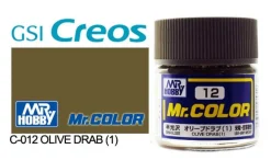 Mr. Color C12 Semi-Gloss Olive Drab(1) 10ml