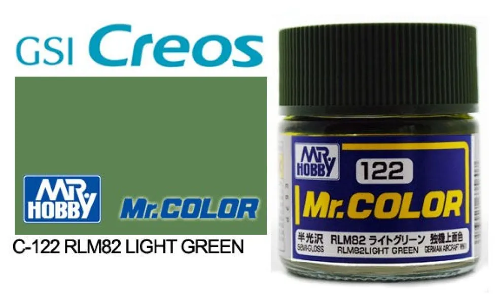 Mr. Color C122 Semi-Gloss RLM82 Light Green 10ml