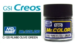 Mr. Color C120 Semi-Gloss RLM80 Olive Green 10ml