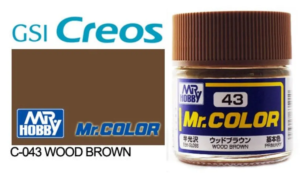 Mr. Color C43 Semi-Gloss Wood Brown 10ml