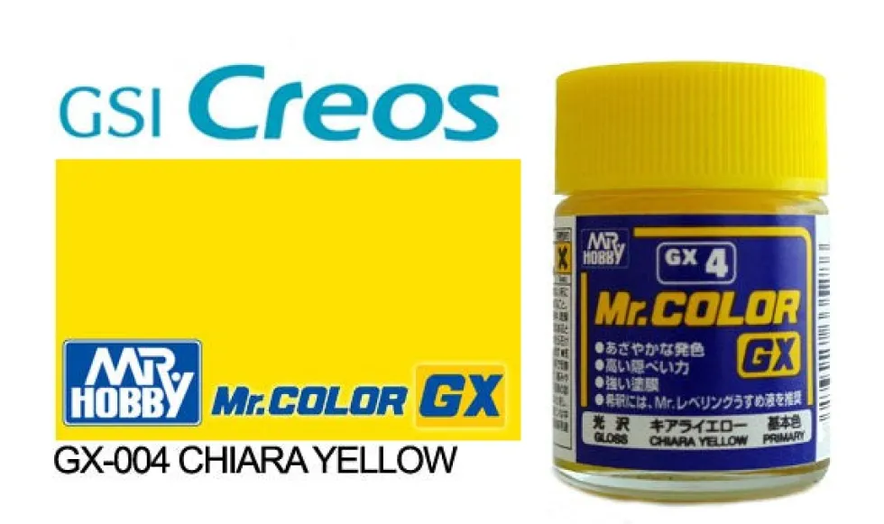 Mr. Color GX GX4 Gloss Chiara Yellow 18ml
