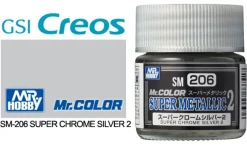 Mr. Color Super Metallic SM206 Super Chrome Silver 2 10ml