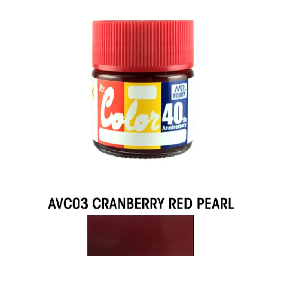 Mr. Color 40th Anniversary AVC03 Cranberry Red Pearl 10ml