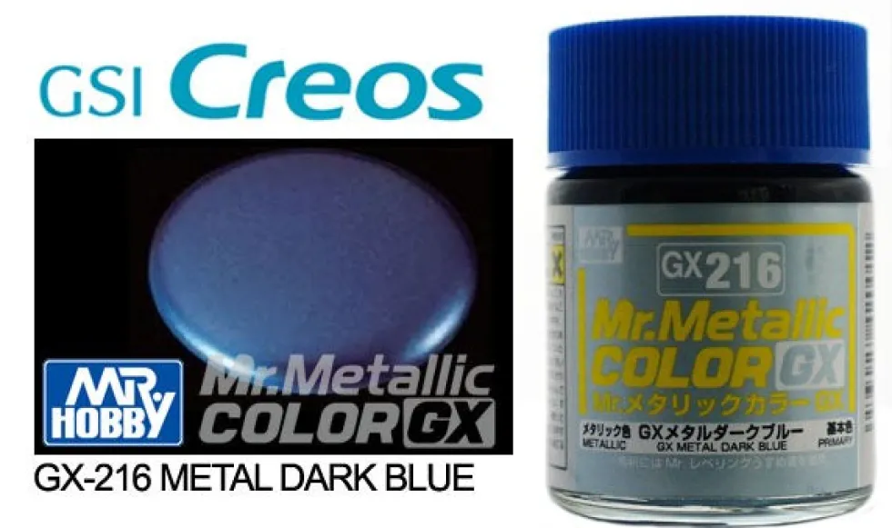 Mr. Metallic Color GX GX216 Metal Dark Blue 18ml