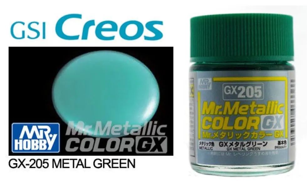 Mr. Metallic Color GX GX205 Metal Green 18ml
