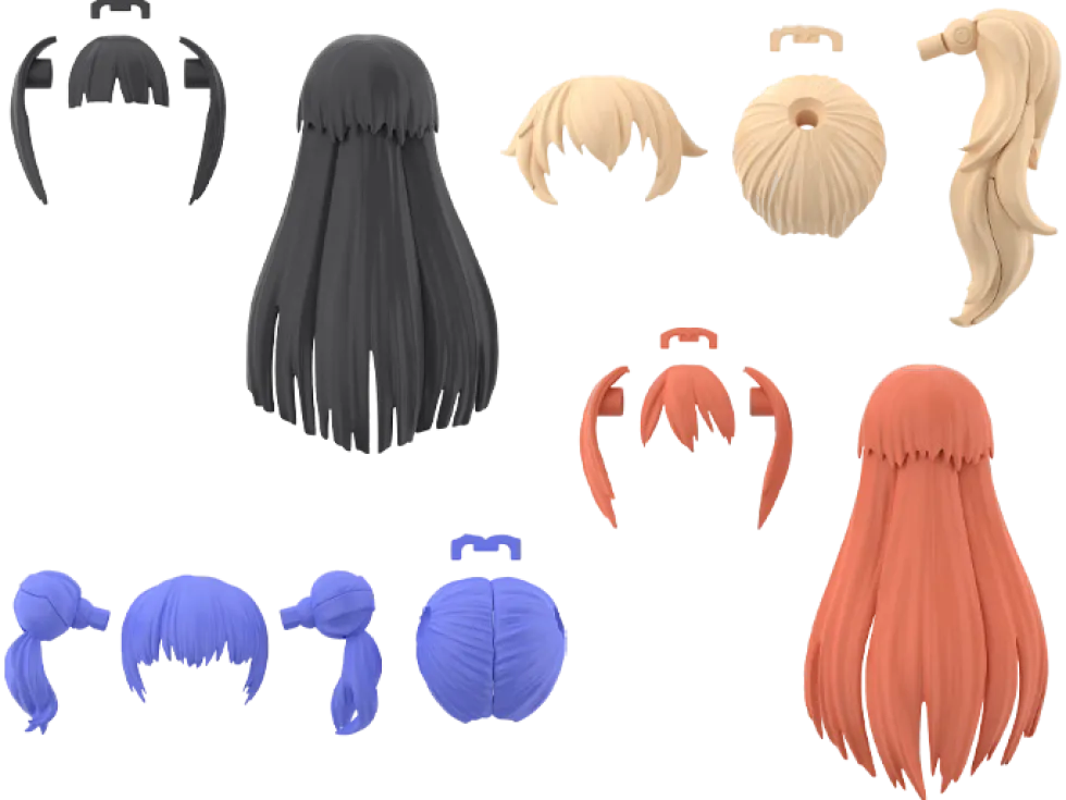 30MS Option Hair Style Parts Vol.3 (4 types)
