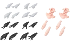 30MS Option Hand Parts [White/Black]