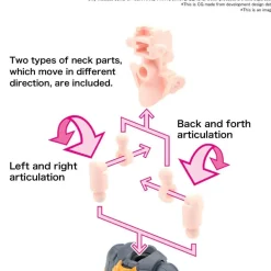30MS Option Hand Parts [White/Black]