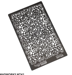 MT-42 Bubble Effect Stencil for Painting
