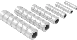 MZ Pipe Silver (20 pcs) - 4.0mm