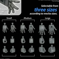 Option Parts Set Gunpla 04 - Build Hands Round
